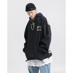 Fashion Men Women Hip-Hop Loose Oversize Asymmetric Hoodies Sweatshirt