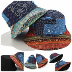 Men's Women's Retro Ethnic Two-sided Print Sport Casual Hat