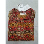 SMLNKOFN Women's Short Sleeve Collared Blouse Button Down Graphic Print Blouse Shirts Top