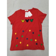 SFHVN Women's Polka Dots Short Sleeve Tops Summer Casual Blouse Shirt with Pockets