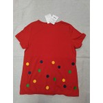 SFHVN Women's Polka Dots Short Sleeve Tops Summer Casual Blouse Shirt with Pockets