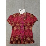 KUIOLYPOER Women's Short Sleeve Blouse Graphic Print Blouse Shirts