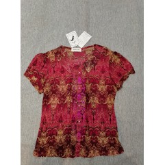 KUIOLYPOER Women's Short Sleeve Blouse Graphic Print Blouse Shirts