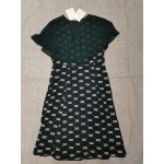 AJTQTH Womens Summer Short Sleeved Collar Flowy Casual Dress
