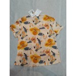 XOAIHY Women's Floral Print Tops Short Sleeve T Shirt Blouses