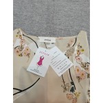 ZCFZJW Women's Floral Print Tops Short Sleeve T-Shirt Blouses