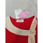 TDYHUAO Women's Tops Casual Blouses Short-Sleeved T-Shirts Red