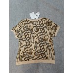 ZGRBOU Women's Fashion Casual Blouse Short Sleeve Shirts Tops