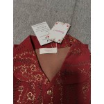 Ssuyeuri Women's Casual Tops Long Sleeve T Shirt Floral Print  Blouses Red