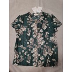 YMUQEIGH Women's Fashion Floral Print Tops Blouse Casual Short Sleeve T Shirts 