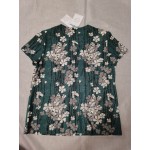 YMUQEIGH Women's Fashion Floral Print Tops Blouse Casual Short Sleeve T Shirts 