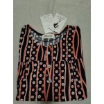 MDNZCTH Women's Shirts Dressy Casual Long SleeveTee Tops Polka Dots Printed Round Neck Pullover T Shirts Blouse