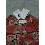 YDAIXAU Women's Floral Print Tops Short-Sleeved Tee Shirt Blouse Top