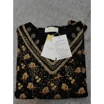 Fnyoxu Women's Floral Print Tops Long Sleeve T Shirt Blouses Black