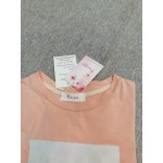 Hzanqa Women's Fashion Blouse Casual Short Sleeve Tee Shirts Tops