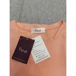 Pnianb Women's  Casual Fashion Blouses Short-Sleeved T-Shirts 
