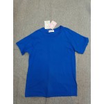 Tmullao Women's Tops Crewneck Short Sleeve Casual Blouses Plain Lightweight T Shirt Blue