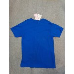 Tmullao Women's Tops Crewneck Short Sleeve Casual Blouses Plain Lightweight T Shirt Blue