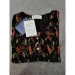 UIKYMOO Women's Fashion Floral Print Tops Blouse Casual Short Sleeve T Shirts