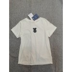 Wivuzo Women's Tops Blouse Short-Sleeved Tee Shirts White