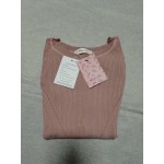 bihdrety Women's Long Sleeve Blouse Crewneck Casual Loose Knitted Pullover Sweater Tops