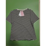 NbKWFW Women's Short Sleeve Striped T-Shirt Tee Shirt Tops Slim Fit Blouses