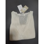 DcGZvy Women's Sweater Long Sleeve V Neck Loose Pullover Buttons Up Sweater