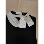 JASKFLY Women's Contrast Collar Drop Shoulder Casual Long Sleeve Pullover Sweaters Tops