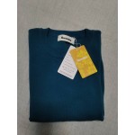 Hwmodou Women's Crewneck Knit Tops Cold Shoulder Long Sleeve Loose Blouse Sweaters