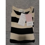 vrvtoov Women's Long Sleeve Crew Neck Striped Color Block Casual Loose Knitted Pullover Sweater Tops