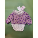 ovingeta Newborn Baby Boys Cotton Romper Outfits Infant Long Sleeve One-Piece Toddler Button Jumpsuits