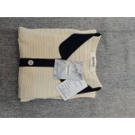 Qgaomye Womens Knitted Long Sleeve Shirts V Neck Blouse Button Down Pullover