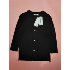 Febteebou Womens Tops Long Sleeve Button Down Knitted Blouses