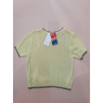 pvdgvd Womens T Shirts Short Sleeve Knitted Sweater Tee Shirts